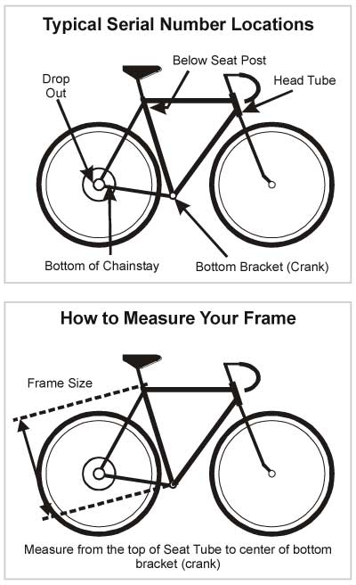 murray bicycle serial number chart
